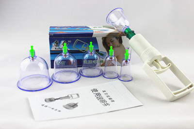 经络保健器材-供应真空拔气罐 普通礼品拔罐器 6个装迷你拔罐器 家用拔火罐-经络